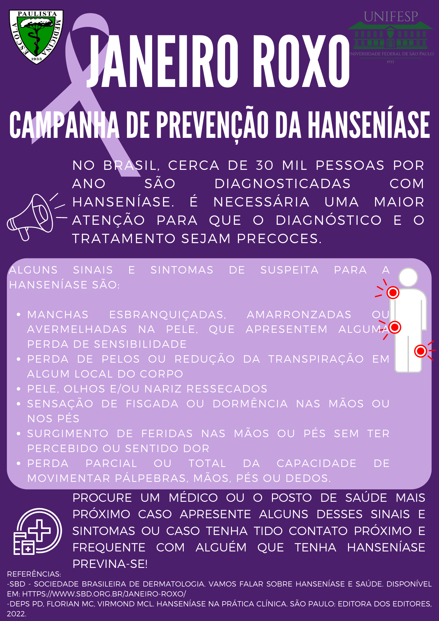 Divulgação Janeiro Roxo